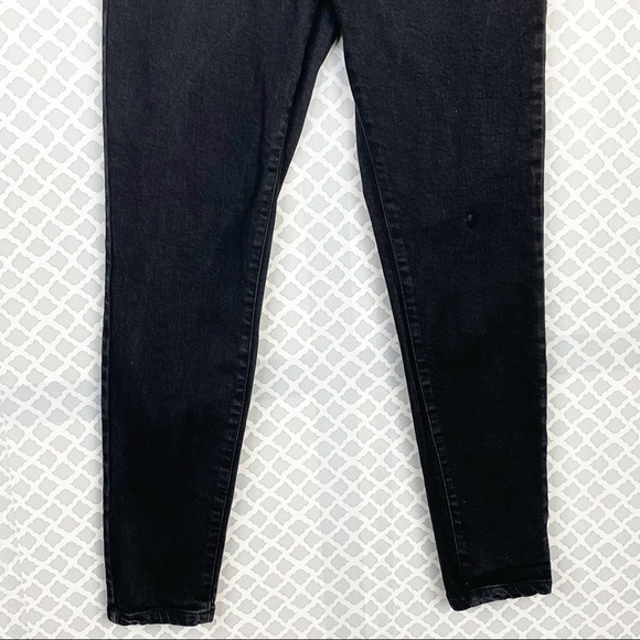 EUC American Apparel Black Skinny The Pencil Jeans - Picture 4 of 12